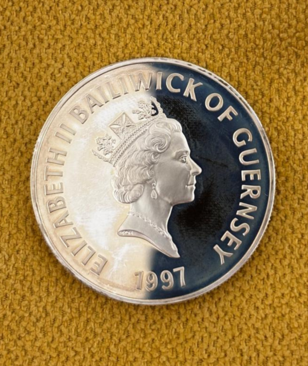 Moneda Plata Elisabeth and Philip 1947 - 1997