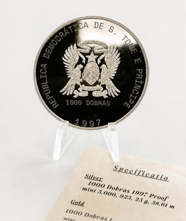 Moneda Plata Princesa Diana - Queen of the Heart 1997_ ANVERSO/GOLDENART