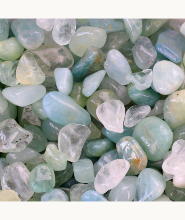 Piedras pulidas Aguamarina