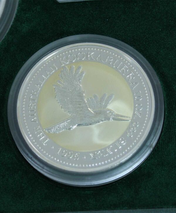 Colección Moneda Plata Kookaburra Australia 1996