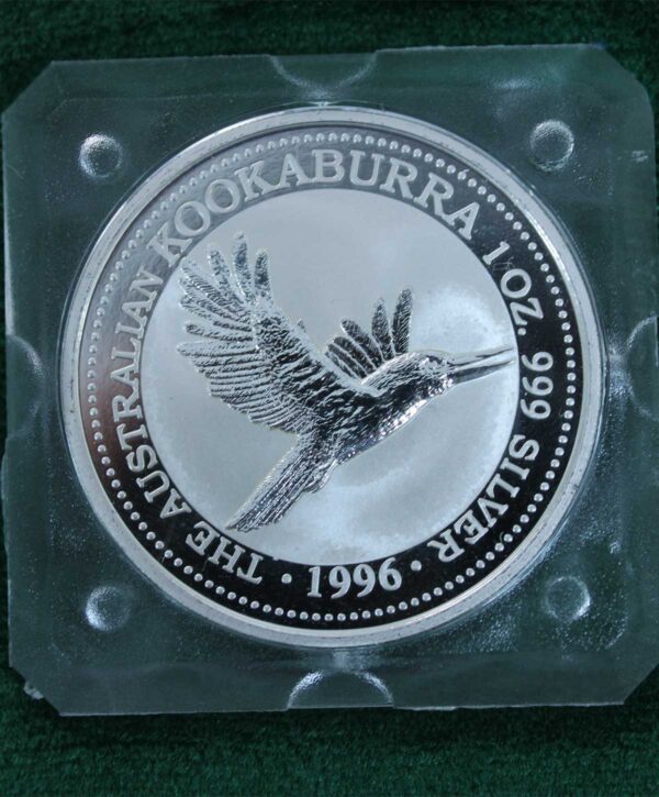 Colección Moneda Plata Kookaburra Australia 1996
