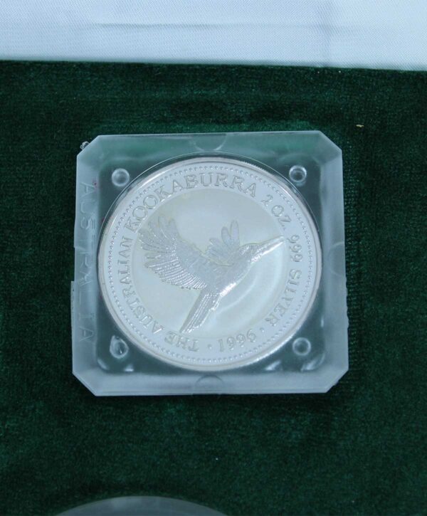 Colección Moneda Plata Kookaburra Australia 1996