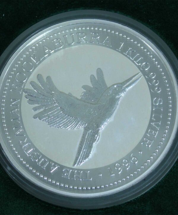 Colección Moneda Plata Kookaburra Australia 1996