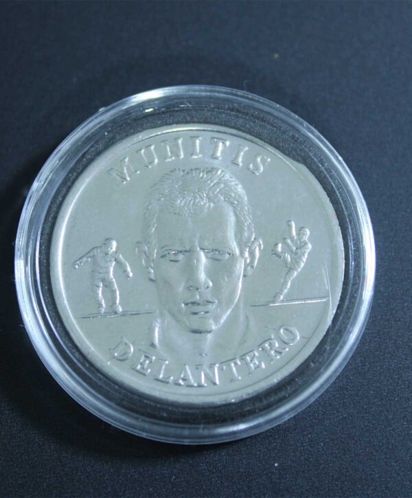 Lote de monedas conmemorativas de la selección española de fútbol Eurocopa 2000